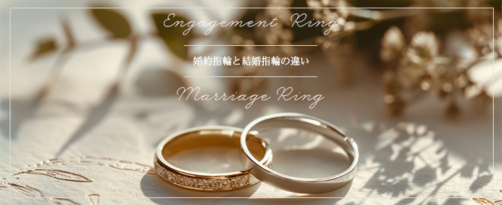 婚約指輪と結婚指輪の違い