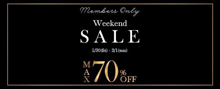 週末限定セール