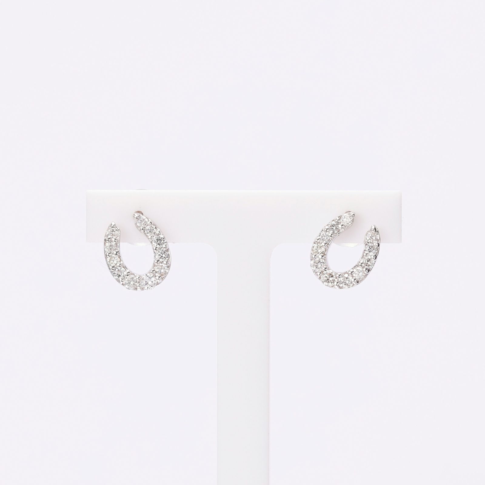 K18ホワイトゴールド ダイヤモンド ピアス | 東京ジュエリーインデックス