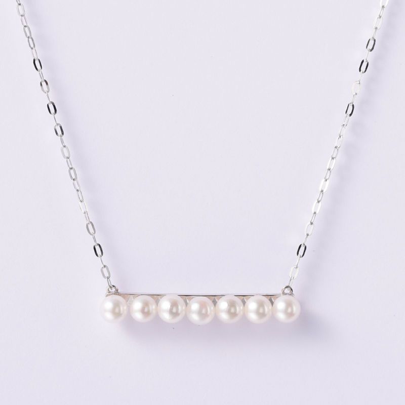 K18ホワイトゴールド パール ネックレス | 東京ジュエリーインデックス