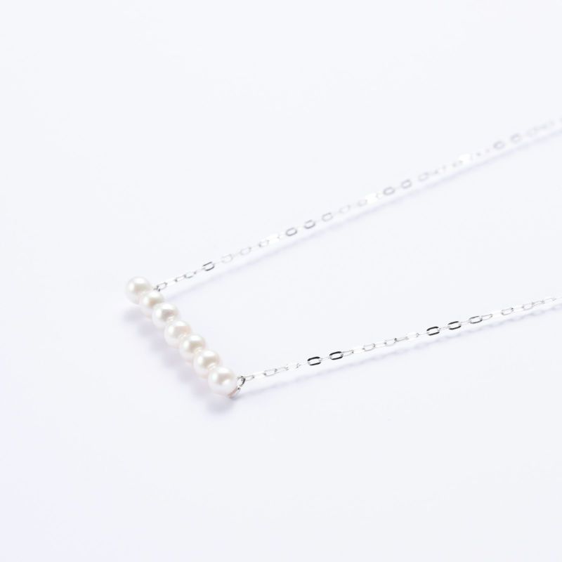 K18ホワイトゴールド パール ネックレス | 東京ジュエリーインデックス