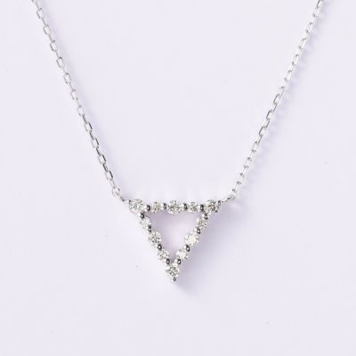 K18ホワイトゴールド ダイヤモンド ネックレス | 東京ジュエリー