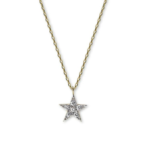 K10イエローゴールド ダイヤモンド ネックレス | 東京ジュエリー