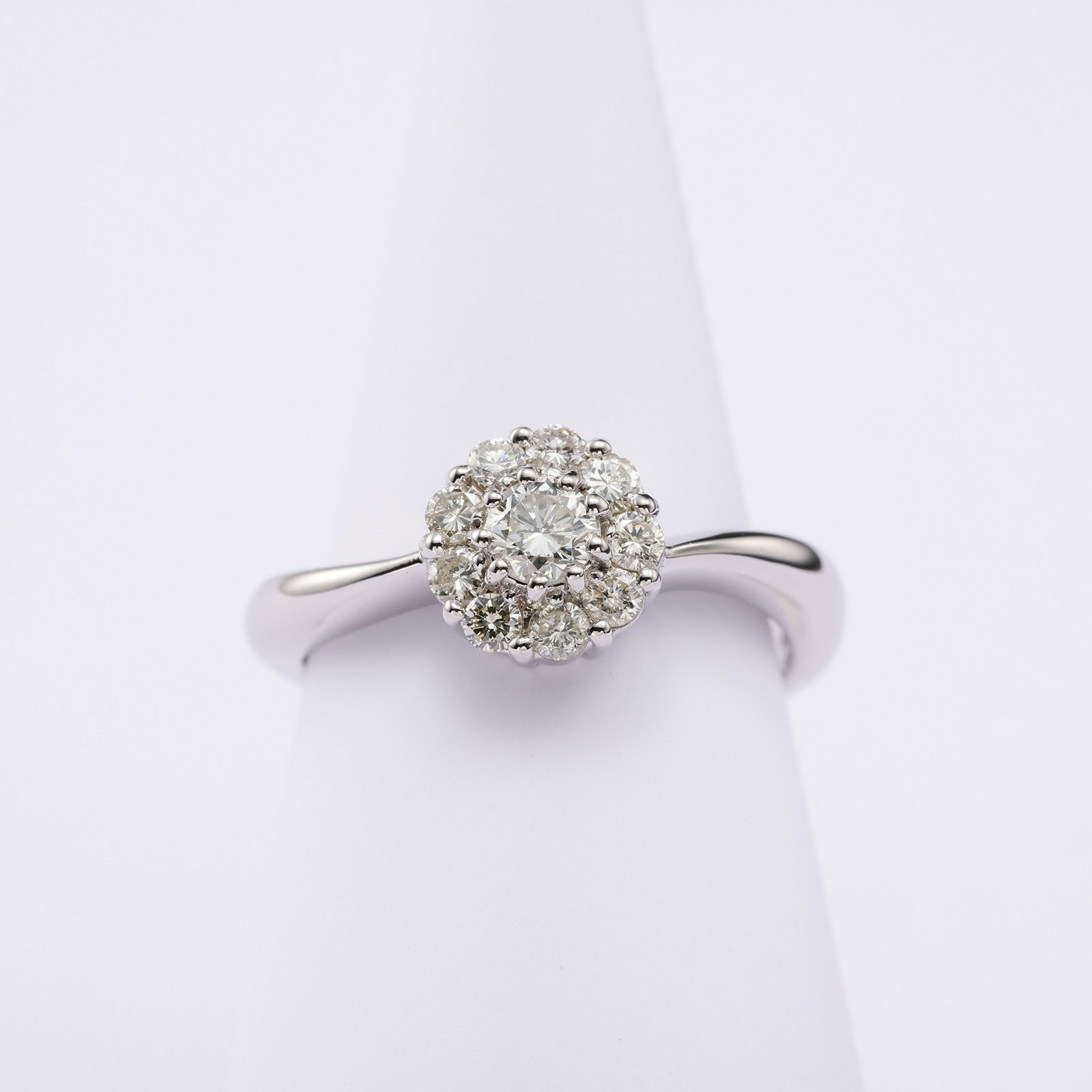 K18ホワイトゴールド ダイヤモンド リング | 東京ジュエリーインデックス