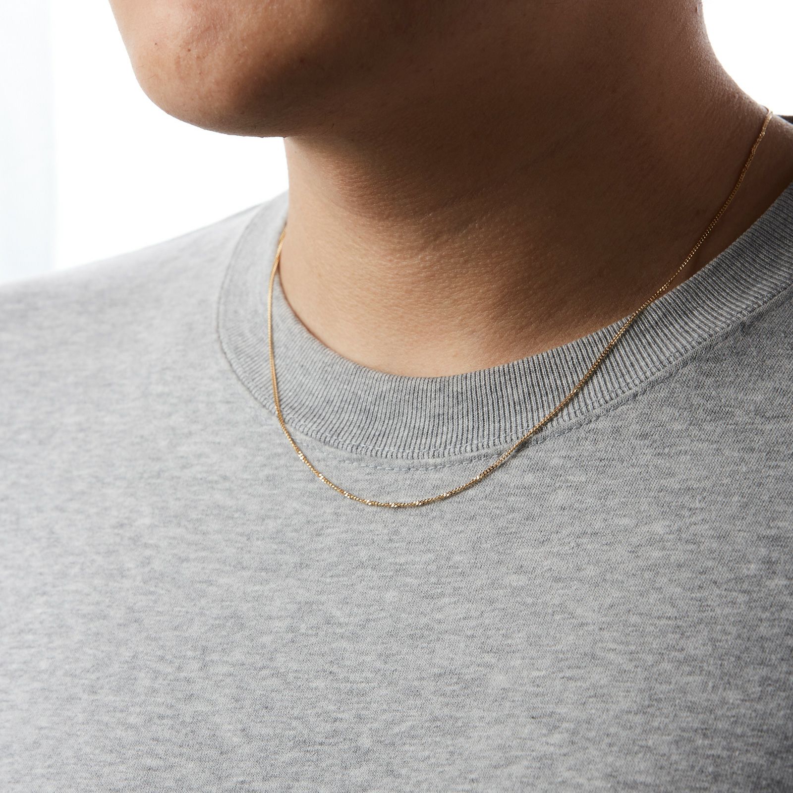 K18イエローゴールド 喜平ネックレス 2面 シングル 3g 50cm | 東京  