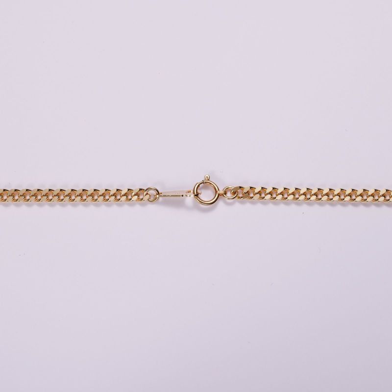K18イエローゴールド 喜平ネックレス 2面 シングル 20g 50cm