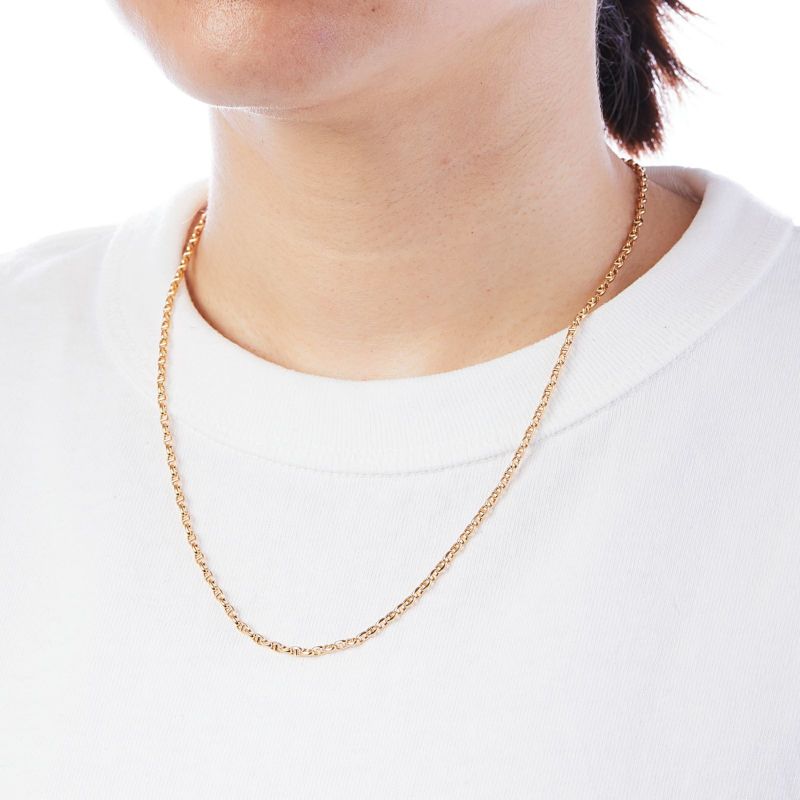 K18イエローゴールド スカルチェーン ネックレス 50cm | 東京