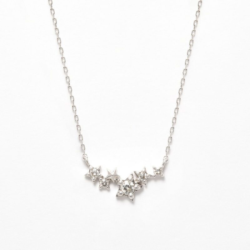Ｋ18ホワイトゴールド　ダイヤモンドネックレス K18ホワイトゴールド ダイヤモンド ネックレス | 東京ジュエリー
