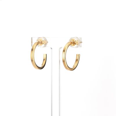 K18イエローゴールド×プラチナ コンビカラー ピアス | 東京ジュエリー