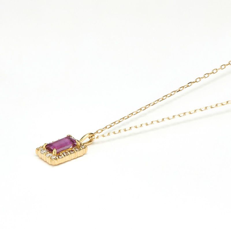 K18イエローゴールド ルビー ネックレス | 東京ジュエリーインデックス