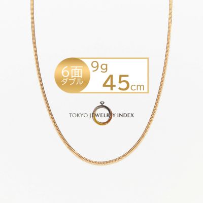 K18イエローゴールド 喜平ネックレス 6面ダブル 5g 50cm | 東京