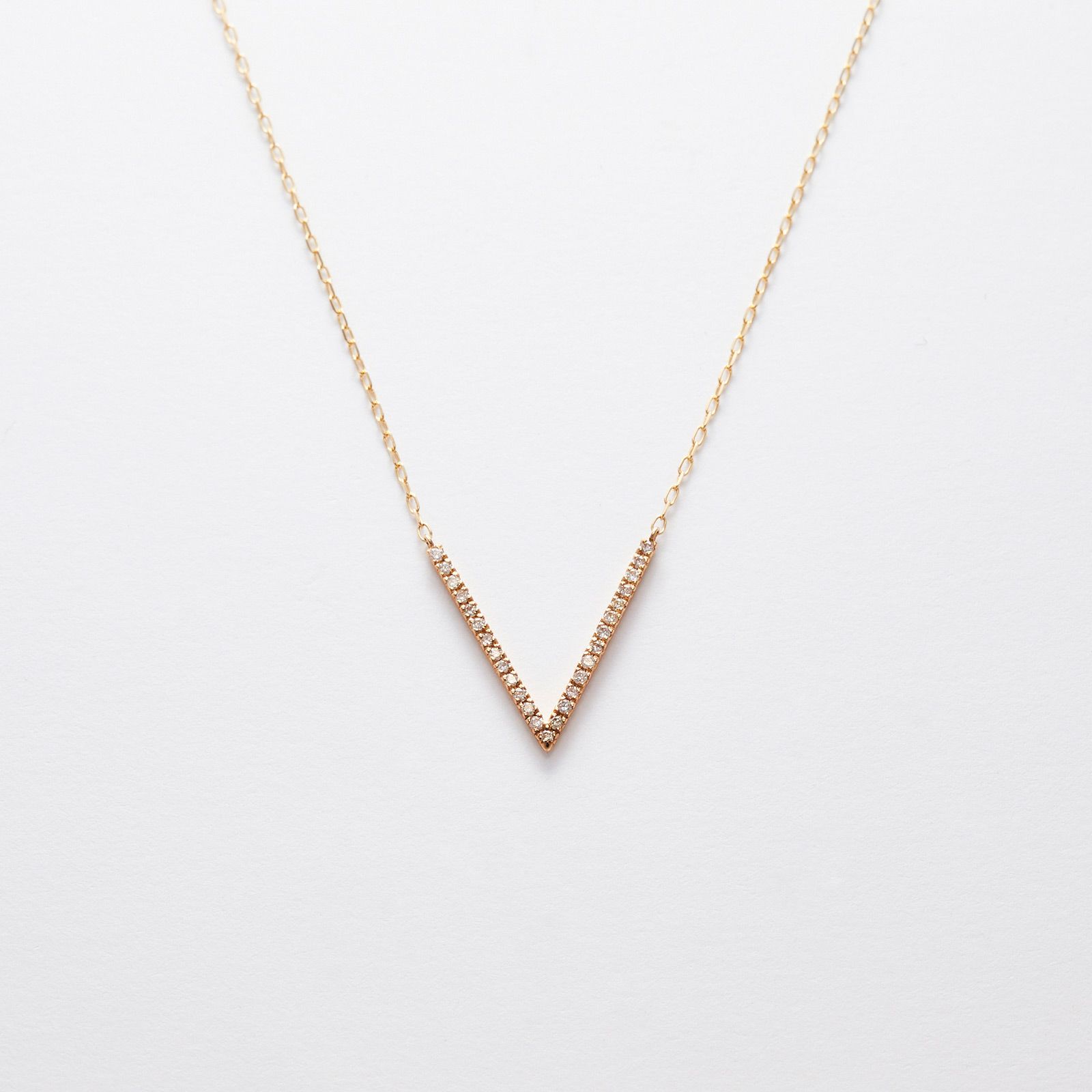 K10イエローゴールド ダイヤモンド ネックレス | 東京ジュエリー