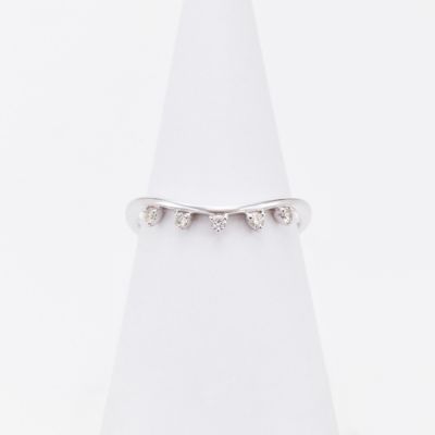 K10ホワイトゴールドダイヤモンドリング10.5号 ジュエリーツツミ K10ホワイトゴールドダイヤモンドリング