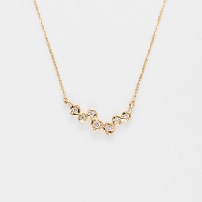 K10イエローゴールド ダイヤモンド ネックレス | 東京ジュエリー