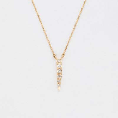 K10イエローゴールド ダイヤモンド ネックレス | 東京ジュエリー